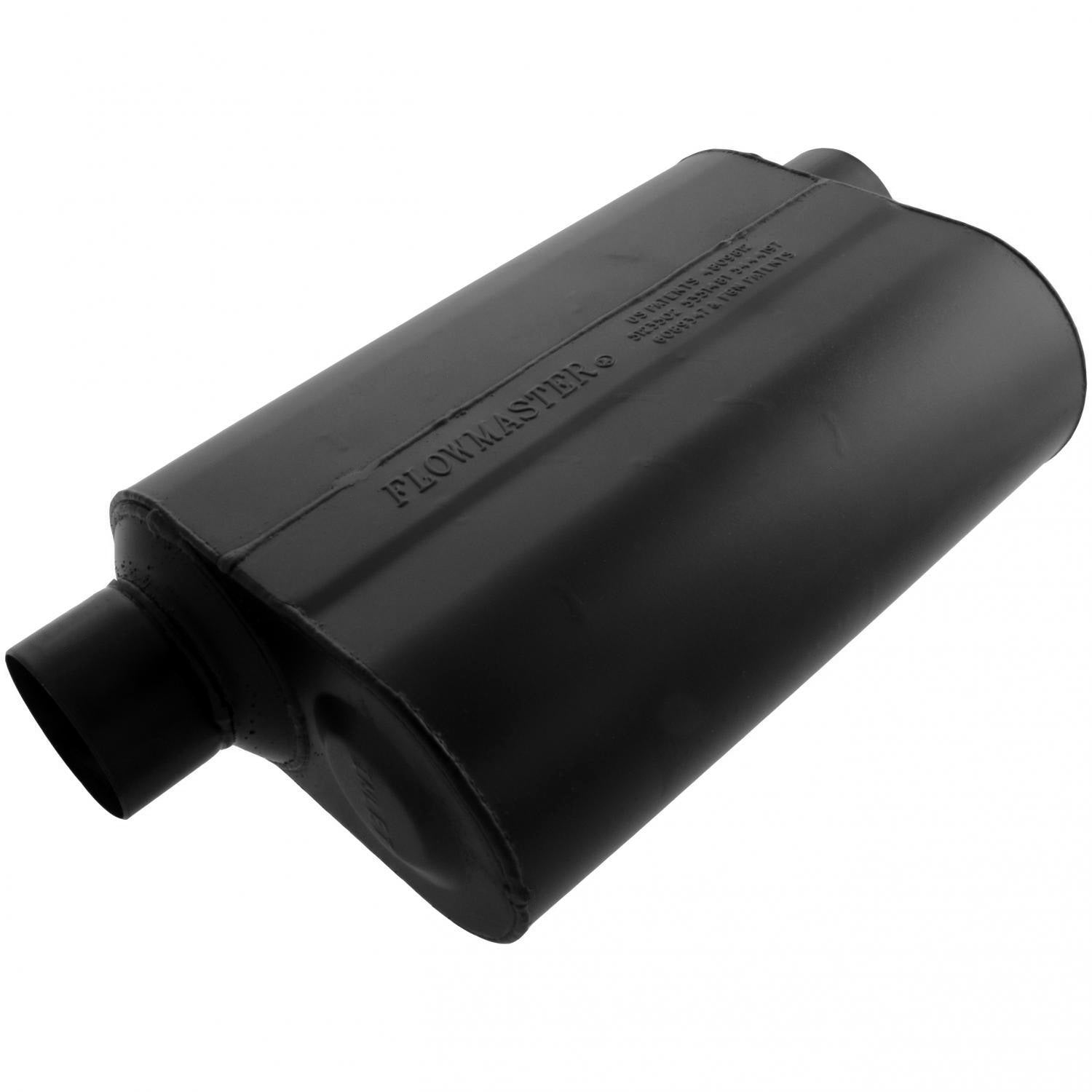 Flowmaster 953049 - Super 40 Series Chambered Muffler Super 40 3.00 Offset In 3.00 Same Side Out Aggressive Sound Flowmaster 1