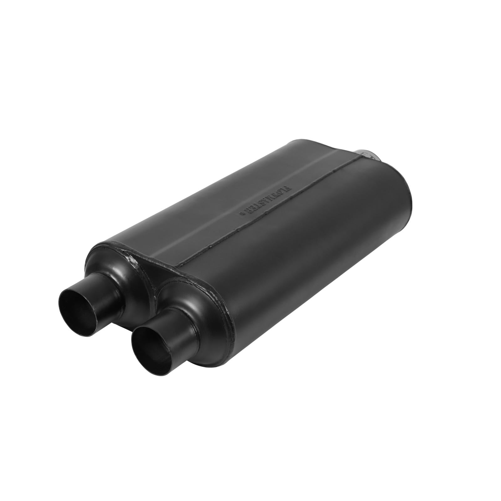 Flowmaster 9530572 - 50 Series Hd Chambered Muffler 50 H.D 3.00 Center In 2.50 Dual Out Moderate Sound Flowmaster 3