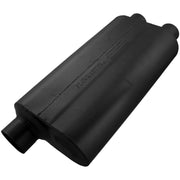 Flowmaster 9530582 - 50 Series Hd Chambered Muffler 50 H.D 3.00 Offset In 2.50 Dual Out Moderate Sound Flowmaster 4