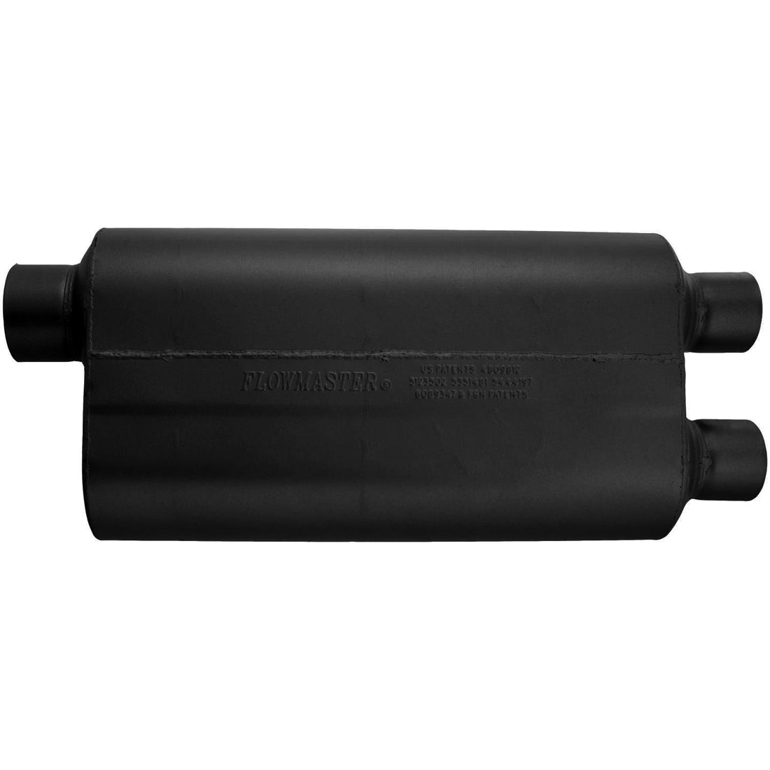 Flowmaster 9530582 - 50 Series Hd Chambered Muffler 50 H.D 3.00 Offset In 2.50 Dual Out Moderate Sound Flowmaster 2