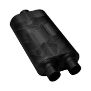 Flowmaster 9530582 - 50 Series Hd Chambered Muffler 50 H.D 3.00 Offset In 2.50 Dual Out Moderate Sound Flowmaster 3