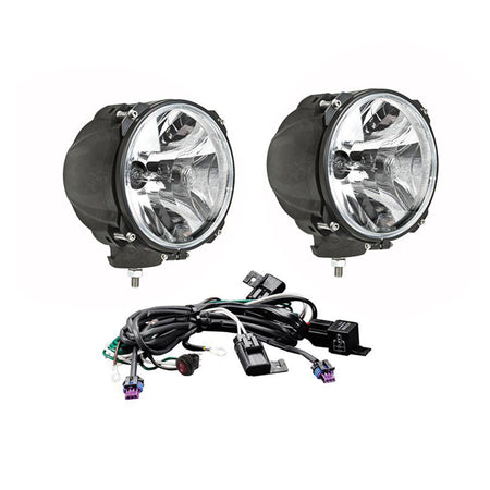 KC HiLiTES 96422 - KC CARBON POD HID 7in Spot 2-Light System Universal 4