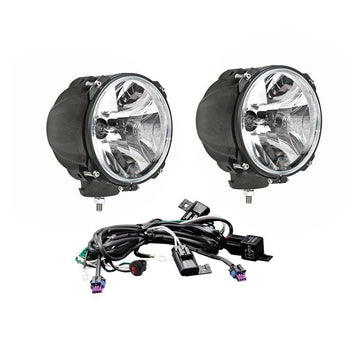 KC HiLiTES Electrical Lighting and Body KC HiLiTES 96423 - KC CARBON POD HID 7in Spread 2-Light System Universal