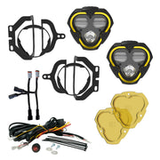KC HiLiTES 97148 - FLEX ERA 3 LED DM SAE Fog 2-Lt Mstr Kt - 18-24 Jeep Wrangler JL/Gladiator JT 5