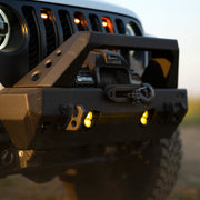 KC HiLiTES 97149 - KC FLEX ERA 3 LED DM SAE FOG 2-LIGHT MSTR KIT 10-24 JEEP JK JL JT WINCH BUMPER 2