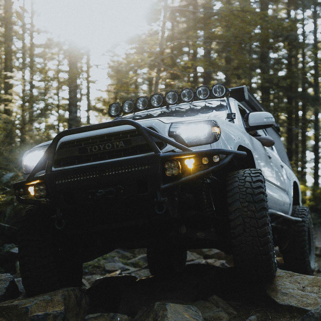 KC HiLiTES 97155 - KC FLEX ERA 3 LED DM SAE FOG 2-LIGHT MSTR KIT 12-24 TOY TACO 4RUN TUN AFTERMARKT 4