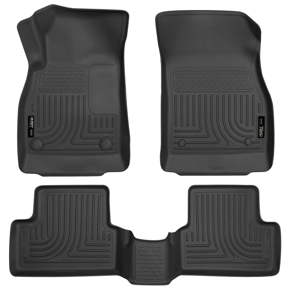 Husky Liners 98151 - Weatherbeater - Front & 2nd Seat Floor Liners 1