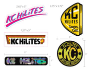 KC HiLiTES 9948 - KC Throwback Logos Sticker Pack 4