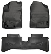 Husky Liners 99501 - Weatherbeater - Front & 2nd Seat Floor Liners 1