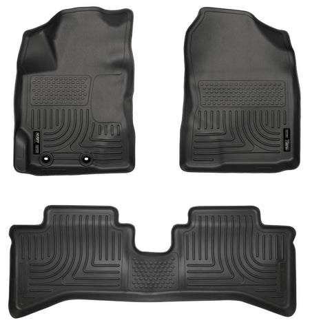 Husky Liners 99501 - Weatherbeater - Front & 2nd Seat Floor Liners 1