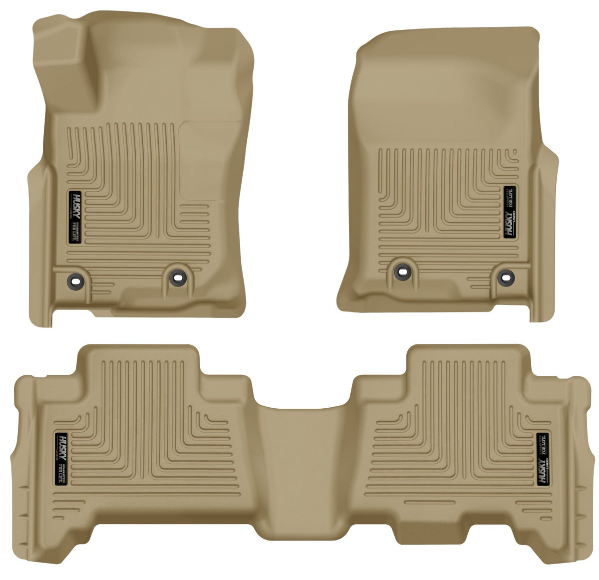 Husky Liners 99573 - Weatherbeater - Front & 2nd Seat Floor Liners