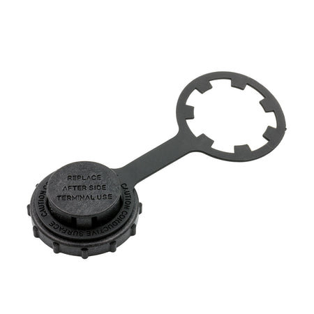 AutoMeter AC-40 - SIDE TERMINAL COVER AND TETHER, GATOR CLAMP 3