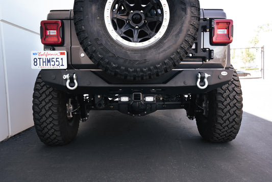 DV8 Offroad BOLT ON HITCH+LIGHTS - AHJP-01