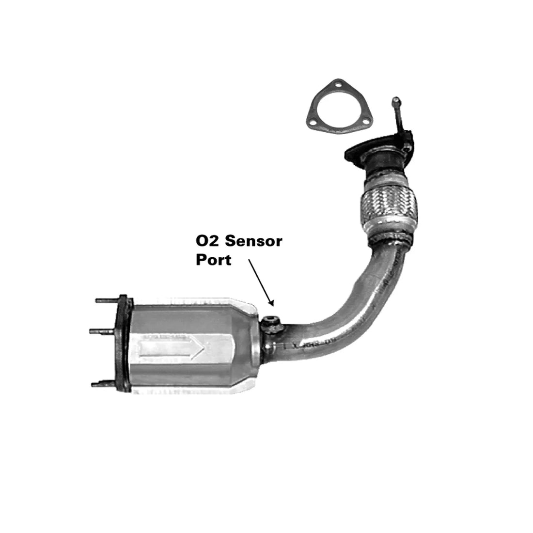 AP Exhaust 641128 1998-2002 Kia Sportage Catalytic Converter