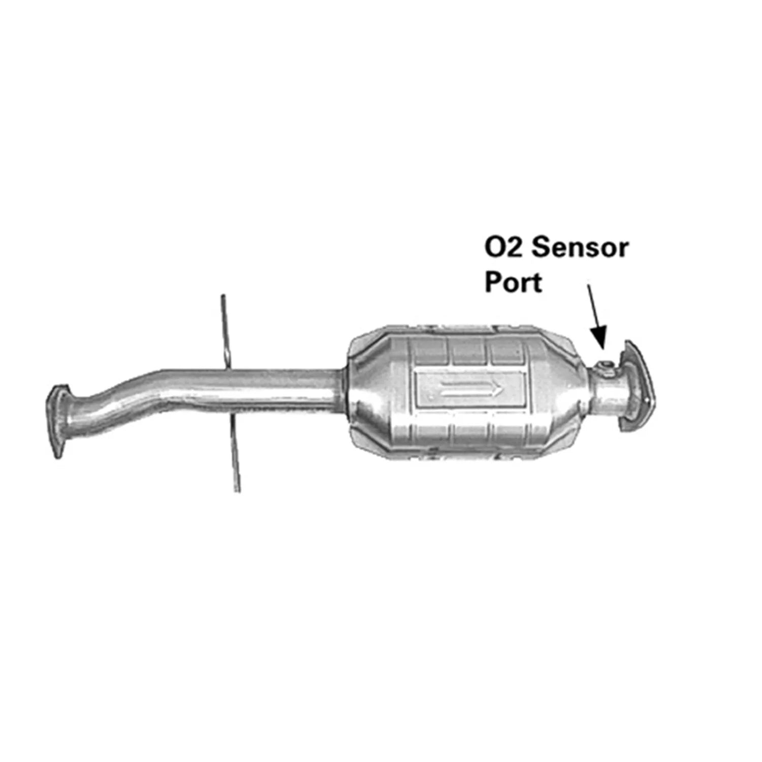 AP Exhaust 642710 1998-1999 Isuzu Hombre Catalytic Converter