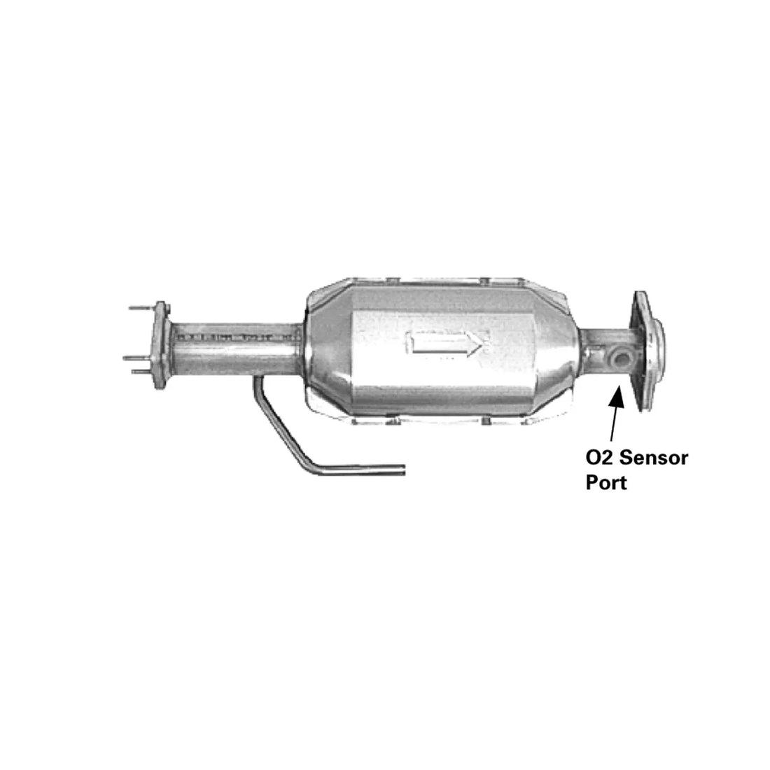 AP Exhaust 645373 2000-2003 Jeep Wrangler Catalytic Converter