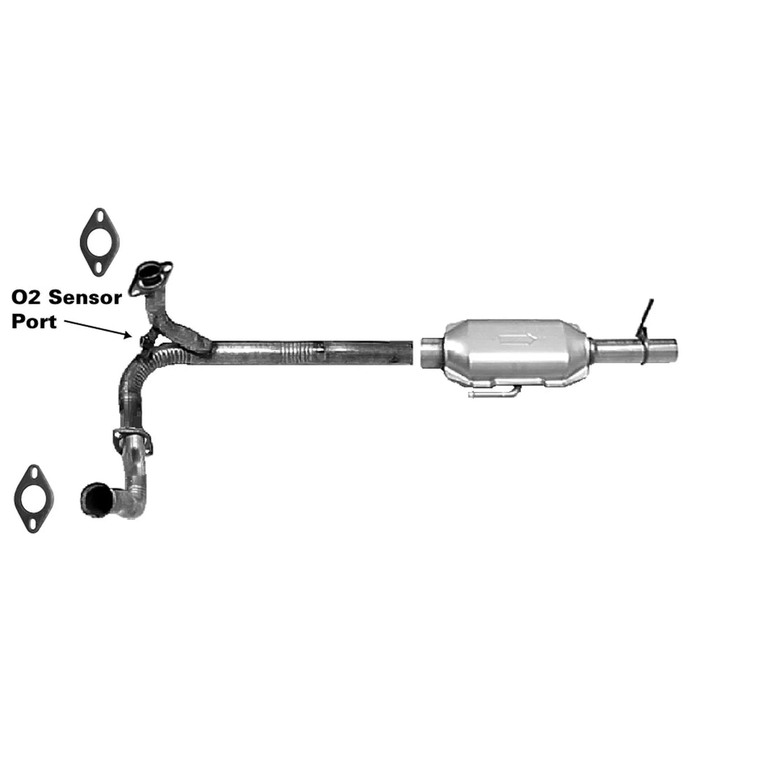 AP Exhaust 645911 1985-1995 Ford F-150 Catalytic Converter