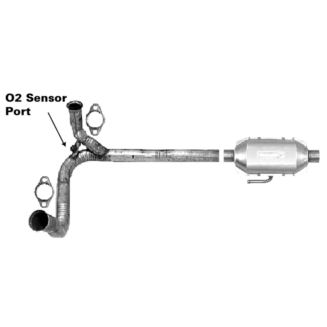 AP Exhaust 645933 1988-1995 Ford F-150 Catalytic Converter
