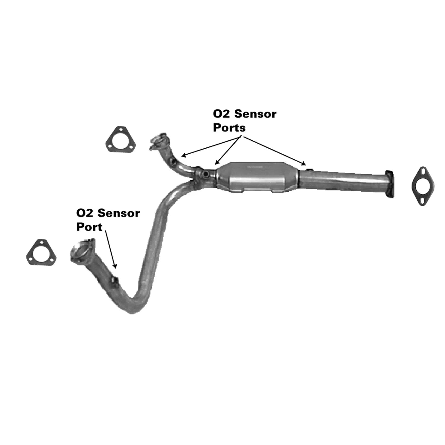 AP Exhaust 645946 1996-1999 Chevrolet C1500 Catalytic Converter