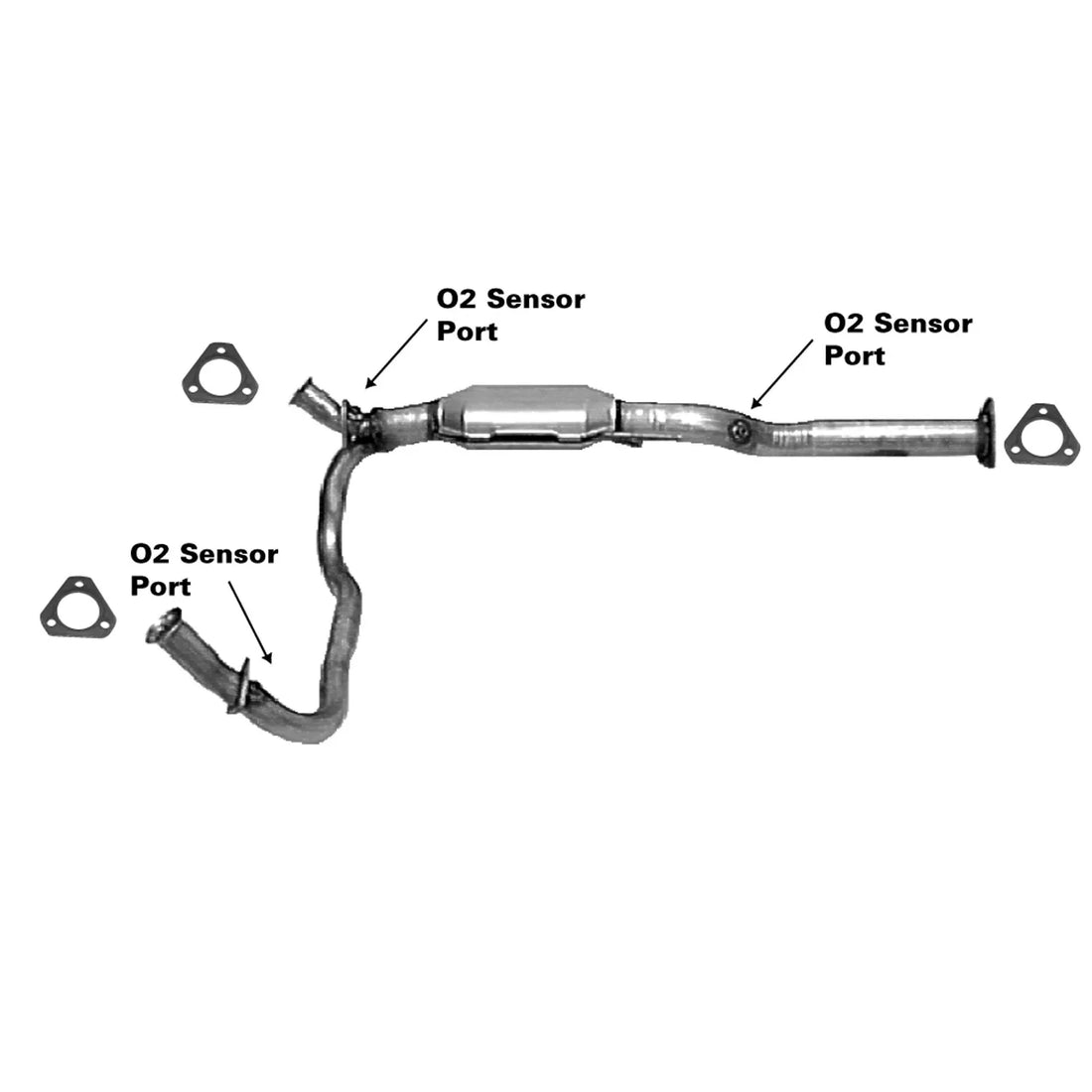 AP Exhaust 645959 2000-2001 Chevrolet Astro Catalytic Converter