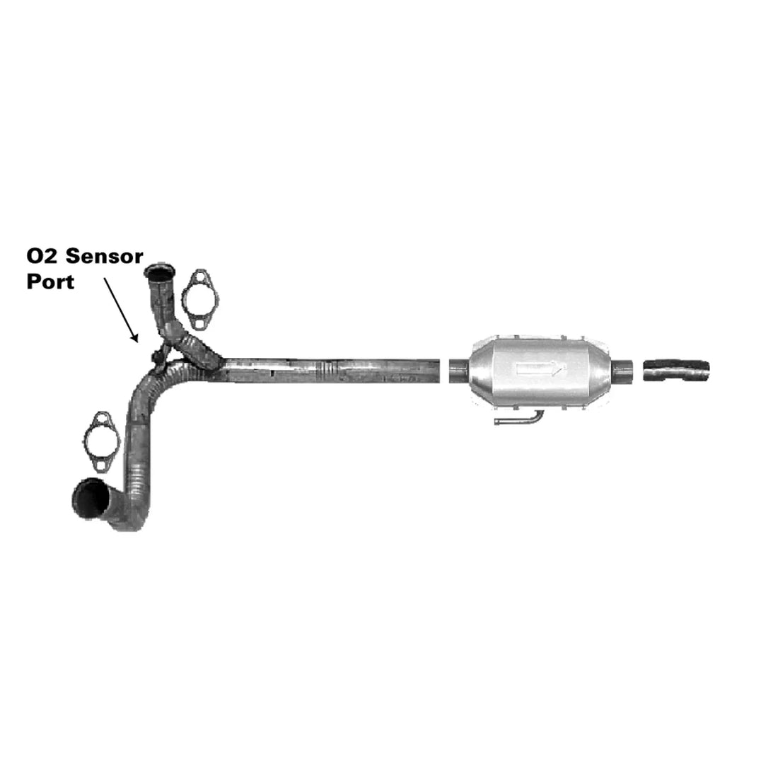 AP Exhaust 645962 1988-1995 Ford E-150 Econoline Catalytic Converter