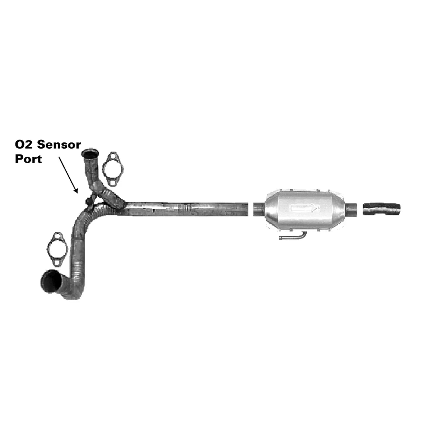 AP Exhaust 645962 1988-1995 Ford E-150 Econoline Catalytic Converter
