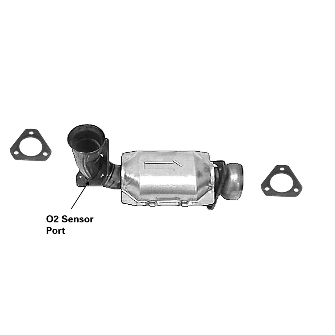 AP Exhaust 770597 1995-1996 Chevrolet Corvette Catalytic Converter