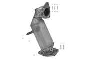 AP Exhaust 771381 2007-2011 Saab 9-3 Catalytic Converter