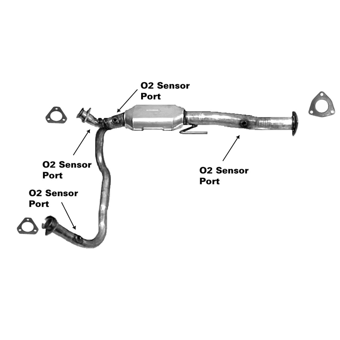 AP Exhaust 776842 1996-1999 Chevrolet Astro Catalytic Converter