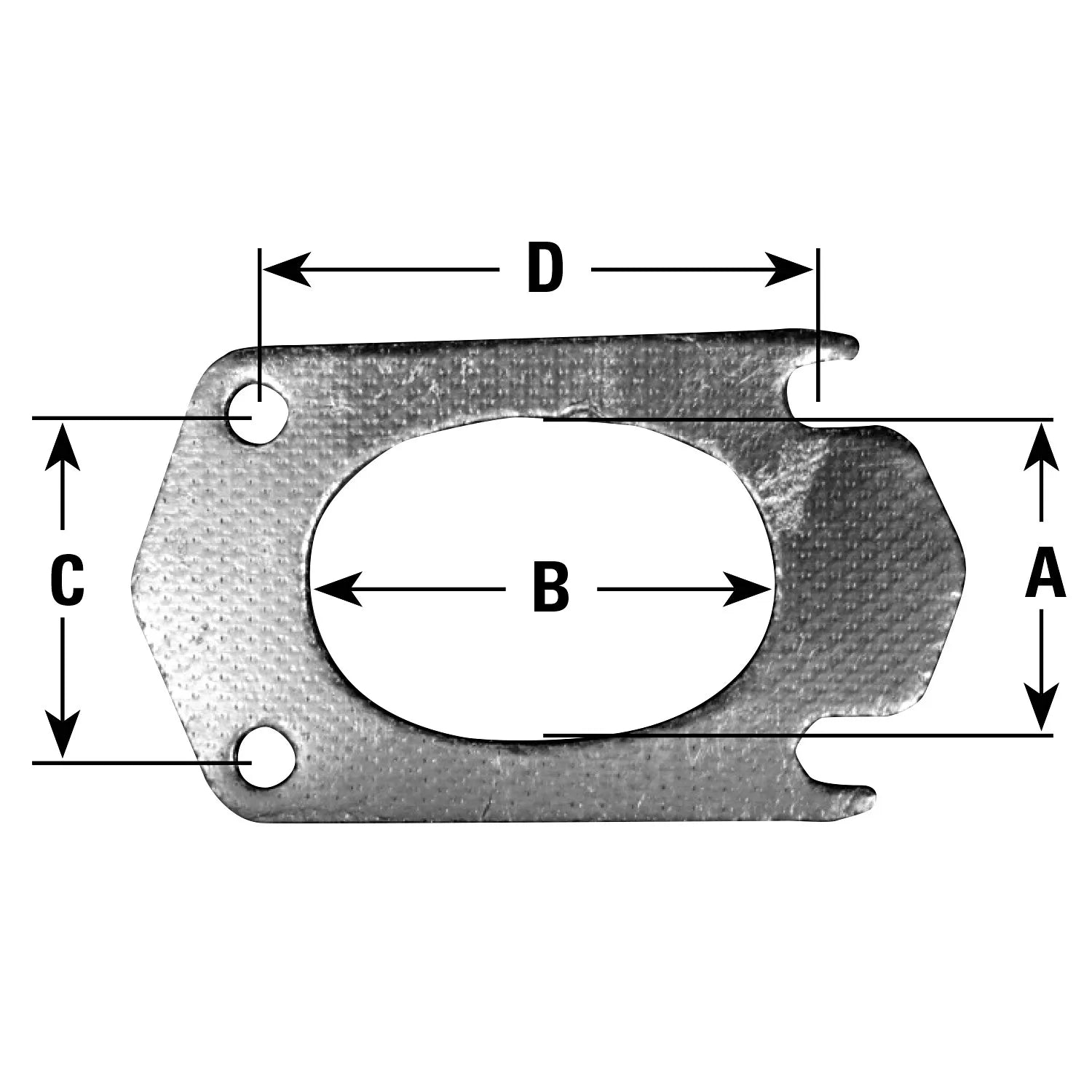 AP Exhaust 8761 1985 Chevrolet Corvette Catalytic Converter Gasket