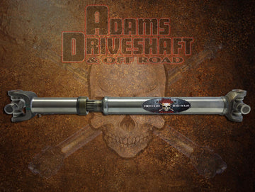 Adams Driveshaft Driveline and Axles Adams Driveshaft CJ-1310SF-S - CJ Front Slip N Stub 1310 Driveshaft Extreme Duty Series Solid U-Joints