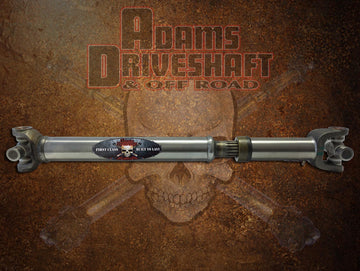 Adams Driveshaft Driveline and Axles Adams Driveshaft CJ-1310SR-S - CJ Rear Slip N Stub 1310 Driveshaft Extreme Duty Series Solid U-Joints