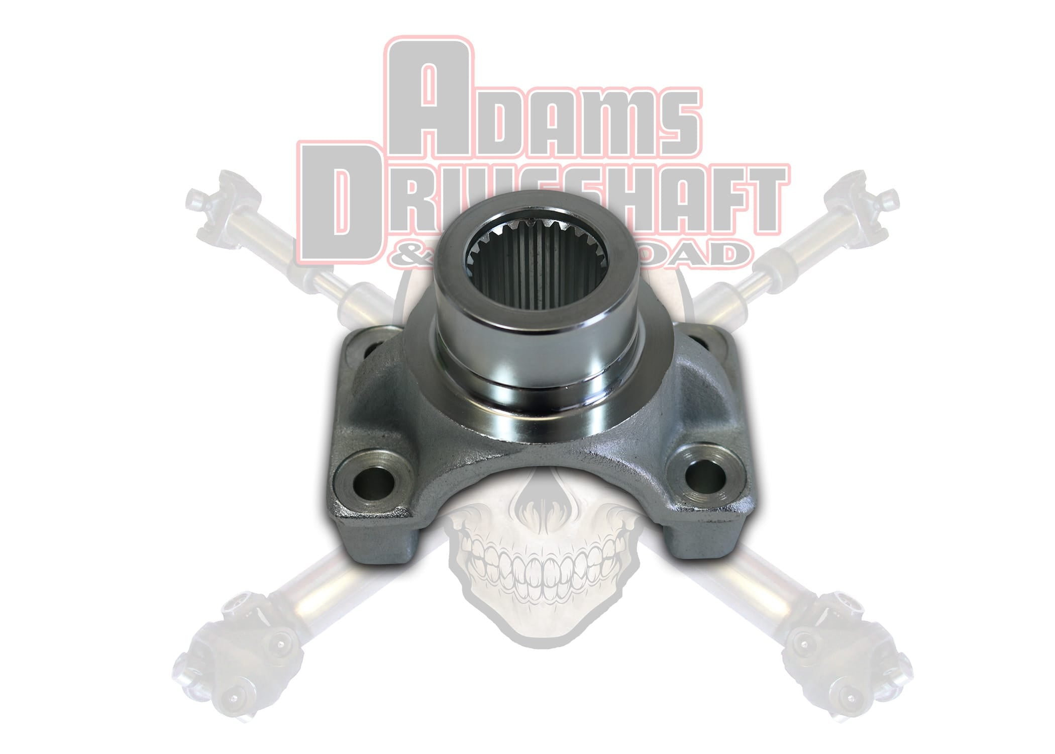 Adams Driveshaft Driveline and Axles Adams Driveshaft FRJK-PM5004 - Adams Forged Jeep JK Rear 1350 Series Pinion Yoke U-Bolt Style Rubicon Or Non Rubicon
