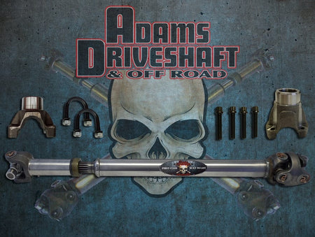 Adams Driveshaft Driveline and Axles Adams Driveshaft JK-1310R-G4D - JK Rear 1310 CV Greaseable Driveshaft 4 Door Adams Driveshaft