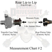 Adams Driveshaft Driveline and Axles Adams Driveshaft JK-1310R-S4D - JK Rear 1310 Solid CV Driveshaft 4 Door Adams Driveshaft