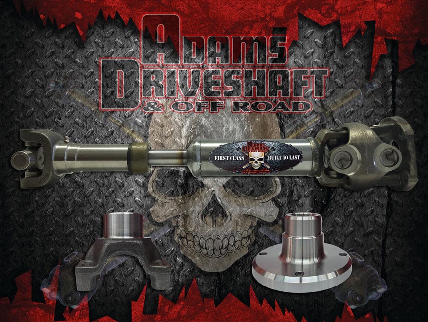 Adams Driveshaft Driveline and Axles Adams Driveshaft JK-1350R-S2D - JK Rear 1350 Solid CV Driveshaft 2 Door Adams Driveshaft