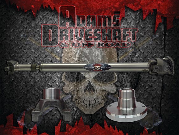 Adams Driveshaft Driveline and Axles Adams Driveshaft JK-1350R-S4D - JK Rear 1350 Solid CV Driveshaft 4 Door Adams Driveshaft