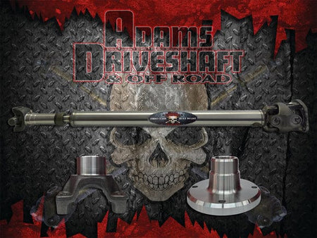 Adams Driveshaft Driveline and Axles Adams Driveshaft JK-1350R-S4D - JK Rear 1350 Solid CV Driveshaft 4 Door Adams Driveshaft