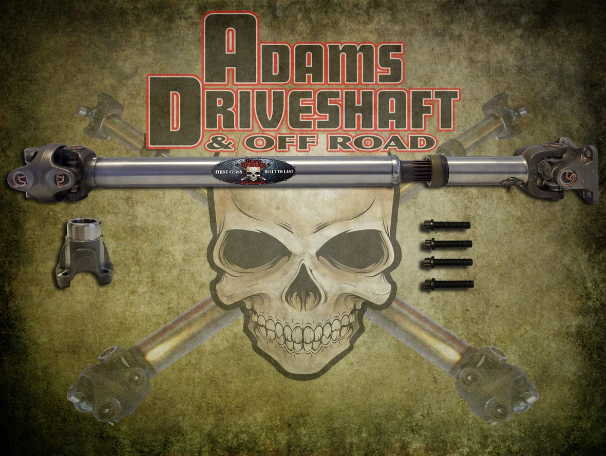 Adams Driveshaft NA Adams Driveshaft JL-1310F-S - JL Front 1310 Solid CV Driveshaft with Flange 2 or 4 Door (Rubicon - Sport - Sahara) Adams Driveshaft