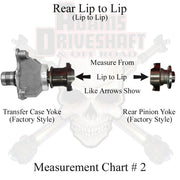 Adams Driveshaft Driveline and Axles Adams Driveshaft JL-1310R-S4D - JL Rear 1310 Solid CV Driveshaft 4 Door (Sport - Sahara) Pinion Yoke Style Adams Driveshaft