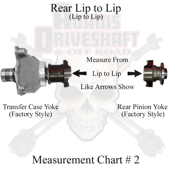 Adams Driveshaft Driveline and Axles Adams Driveshaft JL-1310R-S4D - JL Rear 1310 Solid CV Driveshaft 4 Door (Sport - Sahara) Pinion Yoke Style Adams Driveshaft
