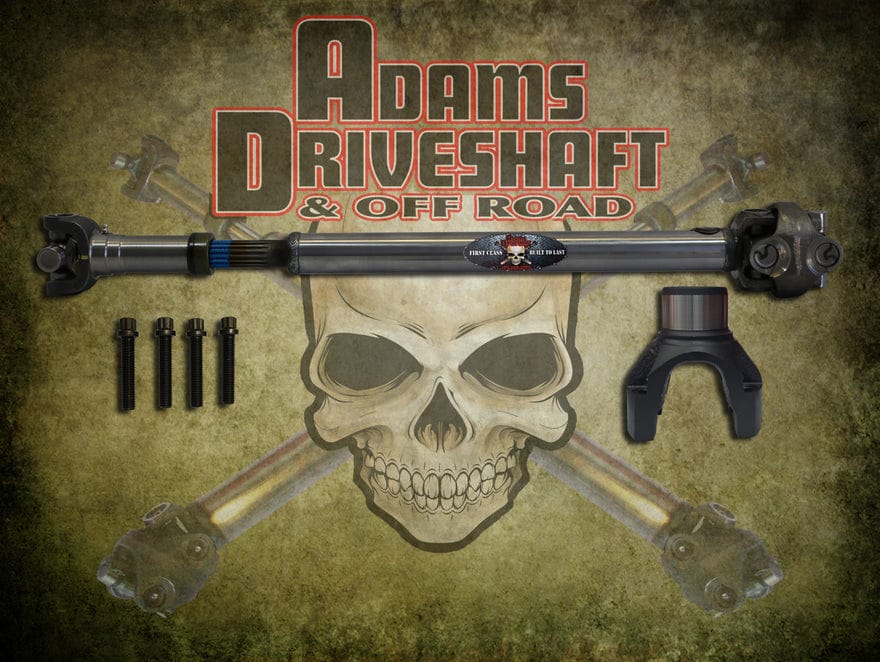 Adams Driveshaft Driveline and Axles Adams Driveshaft JL-1350F-S-D60ULT - JL Front 1350 Solid CV Driveshaft 2 or 4 Door with Ult 60s Adams Driveshaft