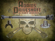 Adams Driveshaft NA Adams Driveshaft JL-1350R-S4D - JL Rear 1350 Solid CV Driveshaft 4 Door (Rubicon - Sport - Sahara) Adams Driveshaft