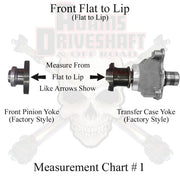 Adams Driveshaft NA Adams Driveshaft JT-1310F-S - JT Front 1310 Solid CV Driveshaft with Flange (Rubicon - Sport - Overland) Adams Driveshaft