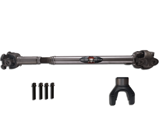 Adams Driveshaft JT-1350HRF-S - JT Front 1350 Solid CV Driveshaft (Half Round) (Rubicon - Sport - Overland) Adams Driveshaft