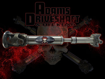 Adams Driveshaft Body Adams Driveshaft 1310CVR-SRUB - LJ Rubicon Rear 1310 CV Driveshaft With 1330 Rear Pinion Extreme Duty Series