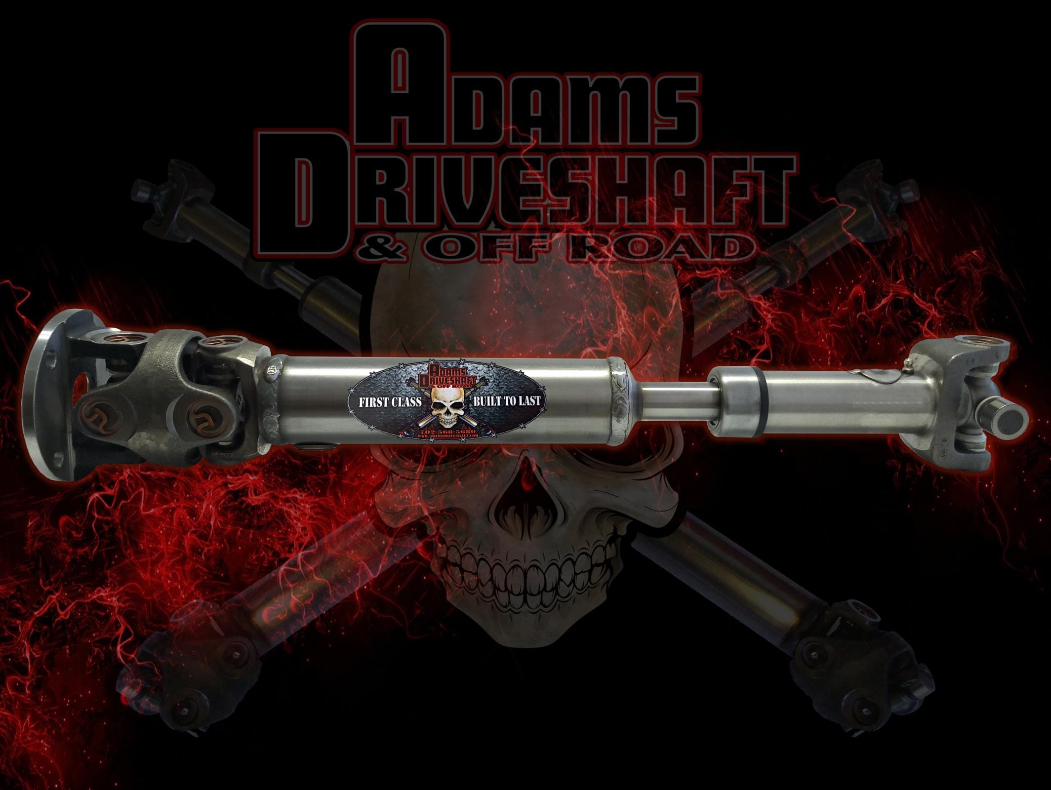 Adams Driveshaft Body Adams Driveshaft 1310CVR-SRUB - LJ Rubicon Rear 1310 CV Driveshaft With 1330 Rear Pinion Extreme Duty Series