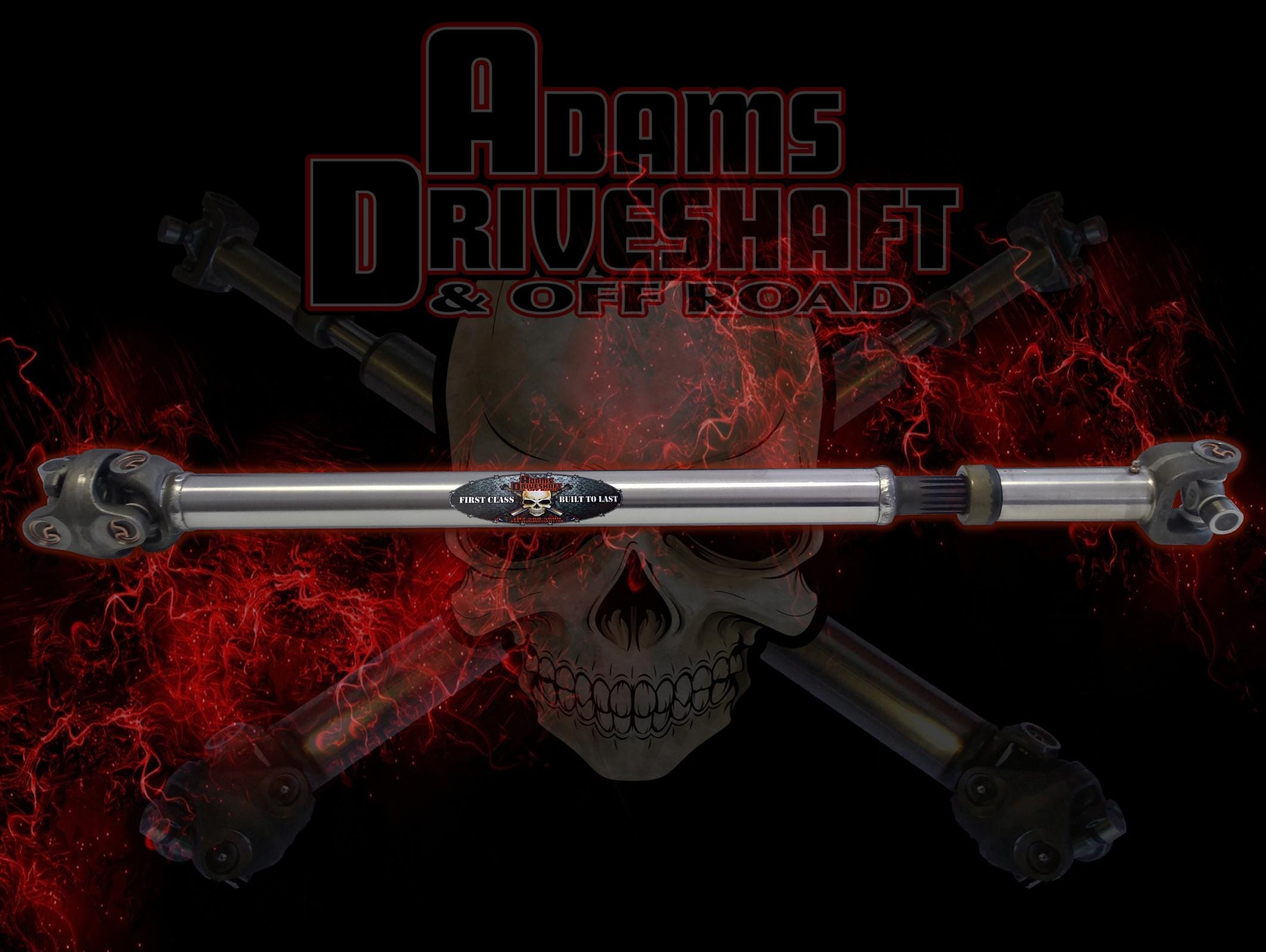 Adams Driveshaft Driveline and Axles Adams Driveshaft TJ-1310CVF-S - Front TJ Non Rubicon 1310 CV Driveshaft Extreme Duty Series