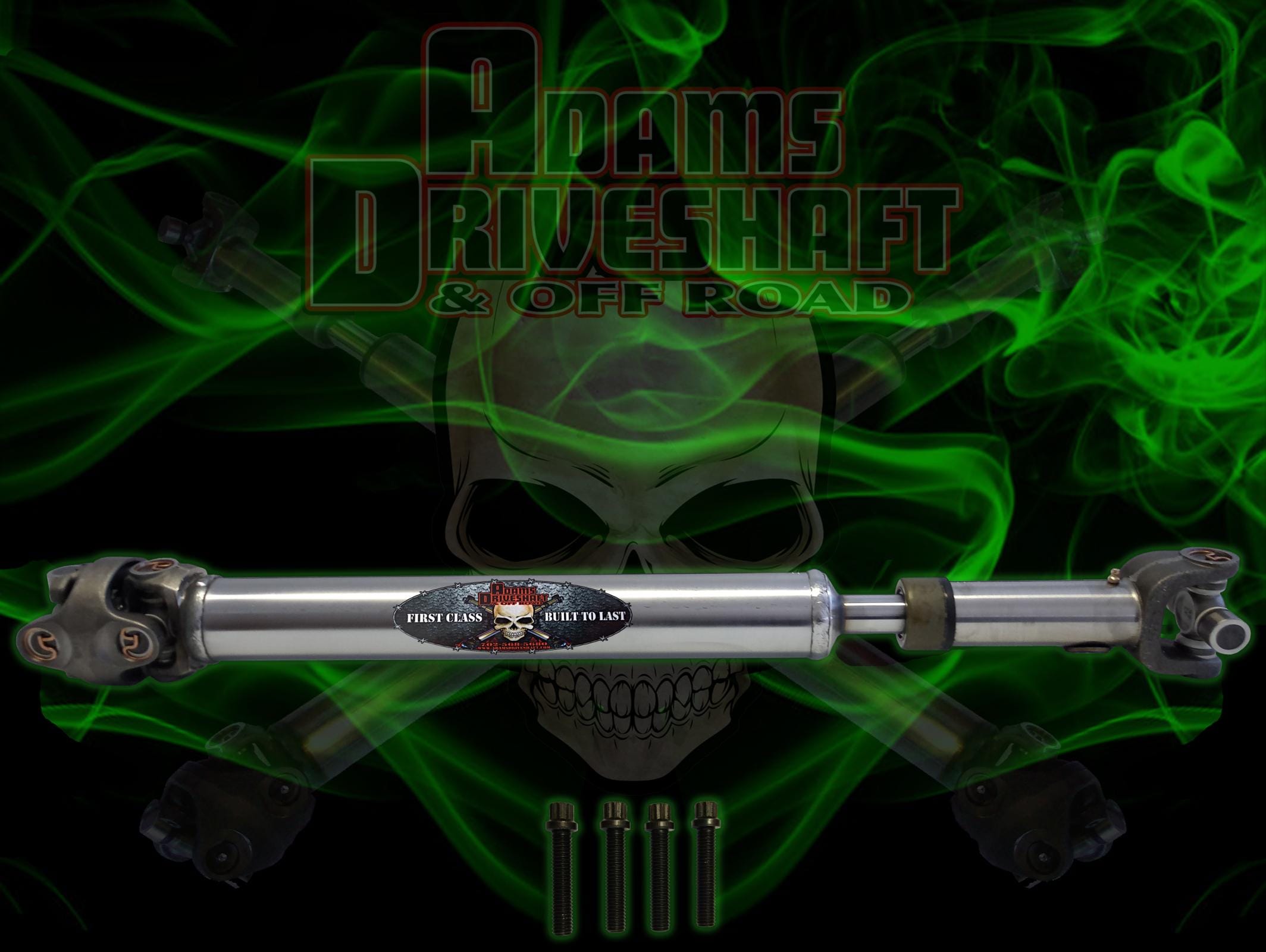 Adams Driveshaft Driveline and Axles Adams Driveshaft XJ-1310CVR-G - XJ Rear 1310 CV Driveshaft Heavy Duty Series
