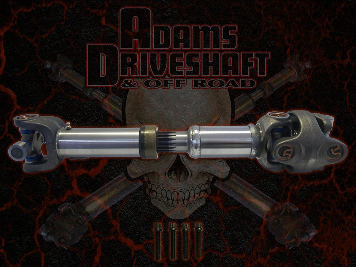 Adams Driveshaft Driveline and Axles Adams Driveshaft YJ-1310CV1330R-S - YJ Rear 1310 CV Driveshaft 1994 - 1995 Extreme Duty Series